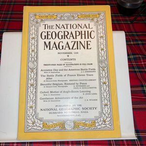 Nov 1929 National Geographic Magazine